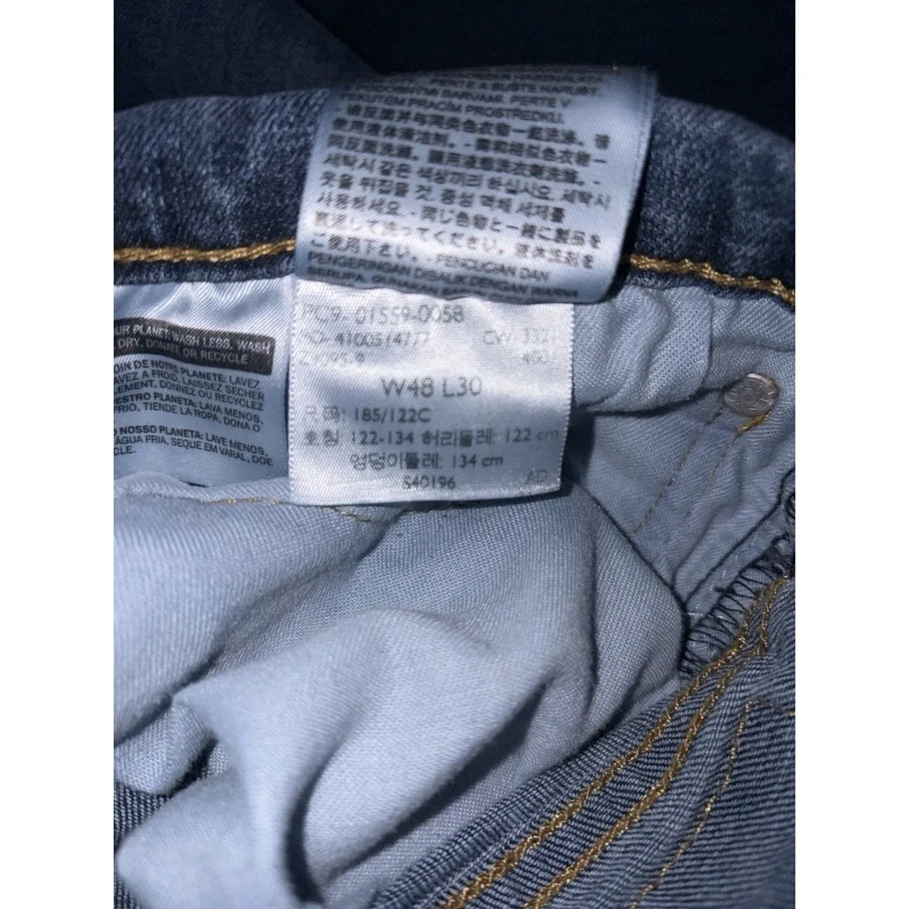 Levi's 559 Jeans Men's 48X30 Blue Relaxed Straight Red Tab